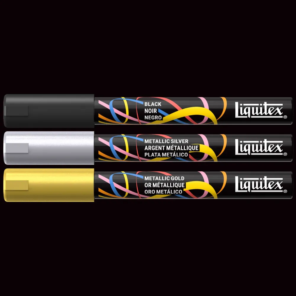 Liquitex Zestaw markerów akrylowy Accent - - 3 szt.