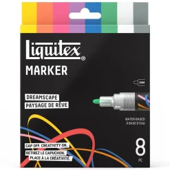 Liquitex Zestaw markerów akrylowych Dreamscape - - 8 szt. ><noscript><img width=