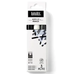 Liquitex Zestaw markerów akrylowych Essential - - 3 szt.