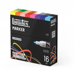 Liquitex Zestaw markerów akrylowych Expression - - 16 szt. ><noscript><img width=