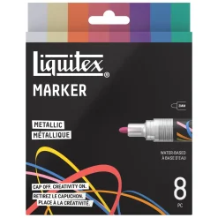 Liquitex Zestaw markerów akrylowych Metallic - - 8 szt. ><noscript><img width=