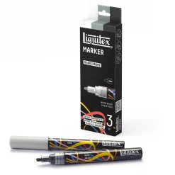 Liquitex Zestaw markerów akrylowych Monochrome - - 3 szt. ><noscript><img width=