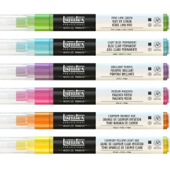Liquitex Zestaw markerów akrylowych Vibrant Fine - - 6 szt.