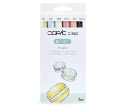 Copic Zestaw markerów dwustronnych Ciao z cienkopisem - Pastels 6 szt. > Markery, Brushpeny I Pisaki