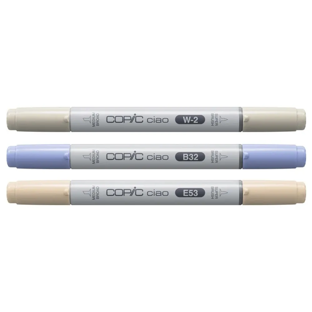 Copic Zestaw markerów dwustronnych Ciao - Cozy 3 szt. > Markery, Brushpeny I Pisaki