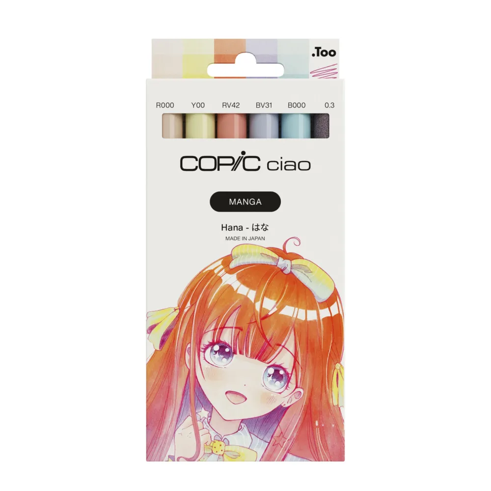 Copic Zestaw markerów dwustronnych Ciao - Manga Hana