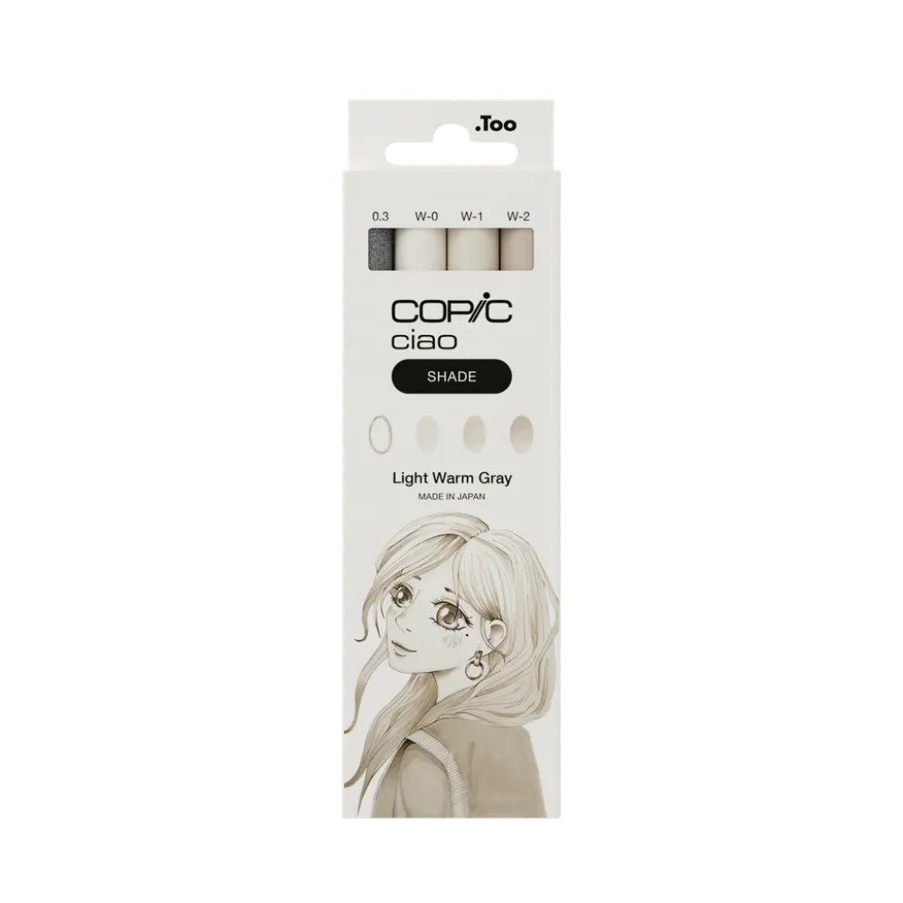 Copic Zestaw markerów dwustronnych Ciao Shade - Light Warm Gray