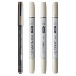 Copic Zestaw markerów dwustronnych Ciao Shade - Light Warm Gray
