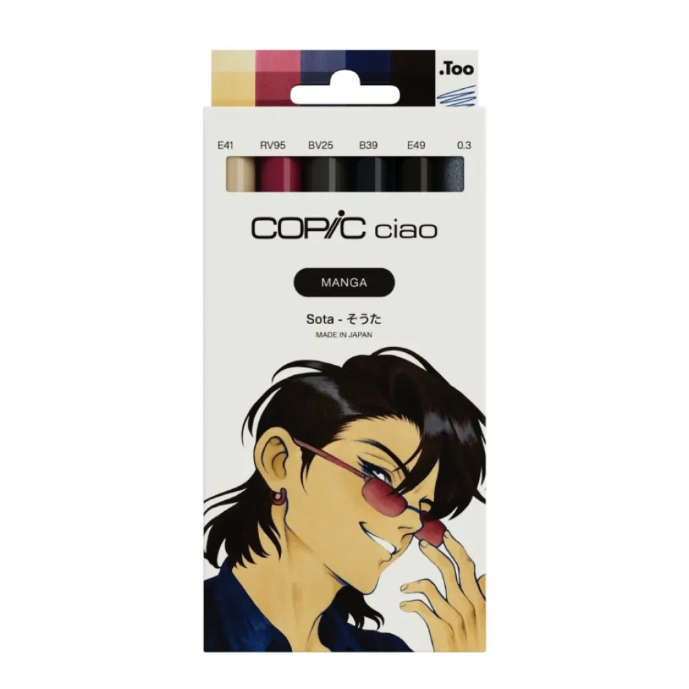 Copic Zestaw markerów dwustronnych Ciao - Manga Yumi > Markery, Brushpeny I Pisaki