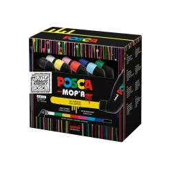 Uni Posca Zestaw markerów Posca MOP'R PCM-22 - Uni - 8 szt.