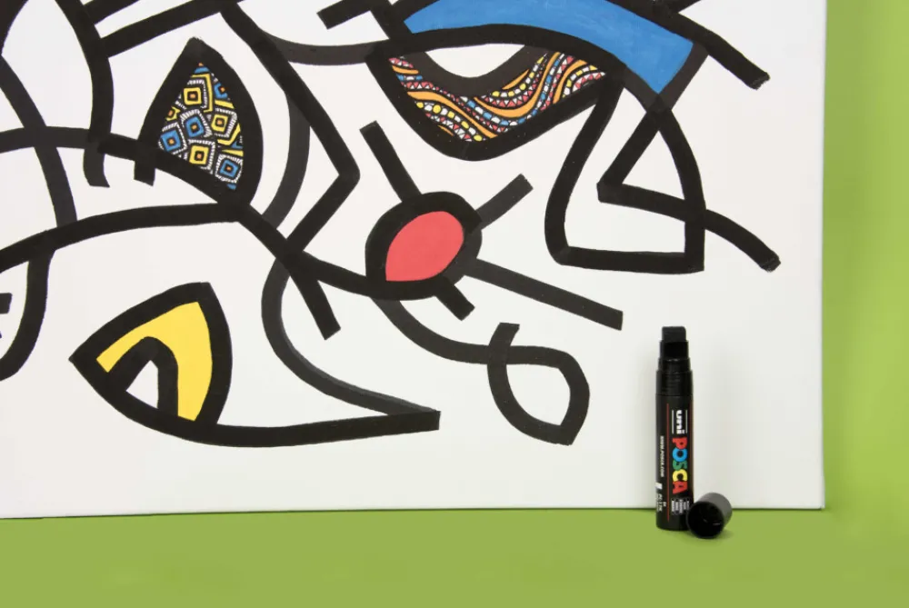 Uni Posca Zestaw markerów Posca PC-5M - Uni - 16 kolorów