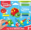 Dzieci Maped Zestaw masy plastycznej Creativ dla maluchów - - 4 kolory x 120 g