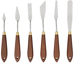 Liquitex Zestaw metalowych szpachelek malarskich Basic - - 6 szt. > Szpachelki