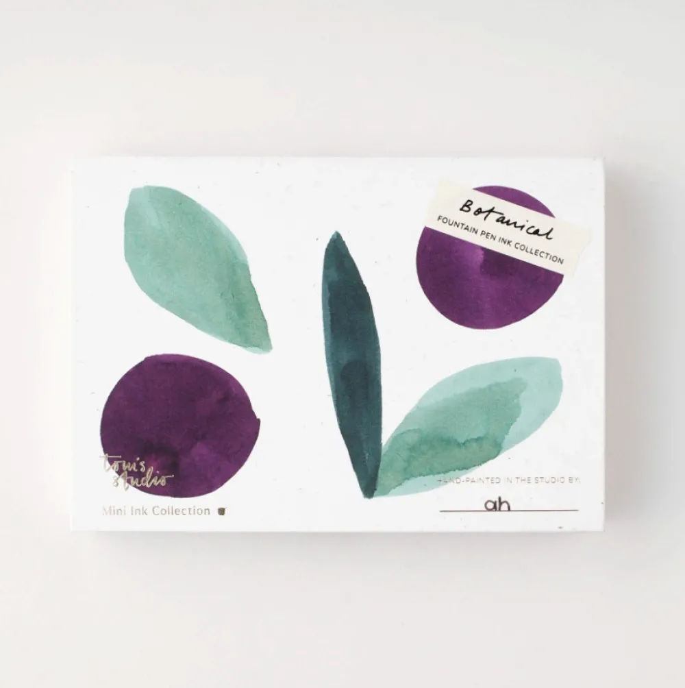 Tom's Studio Zestaw mini atramentów Botanical - - 6 x 5 ml > Atramenty
