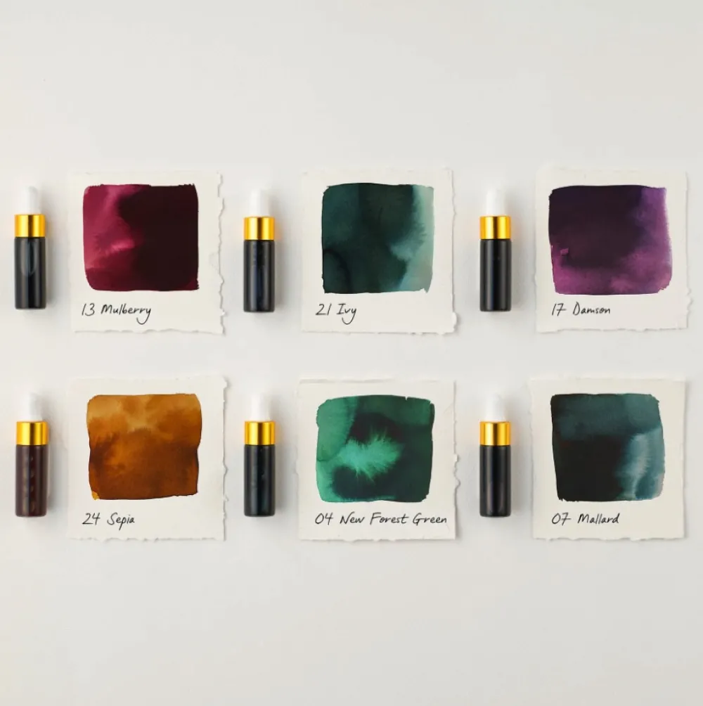 Tom's Studio Zestaw mini atramentów Botanical - - 6 x 5 ml > Atramenty