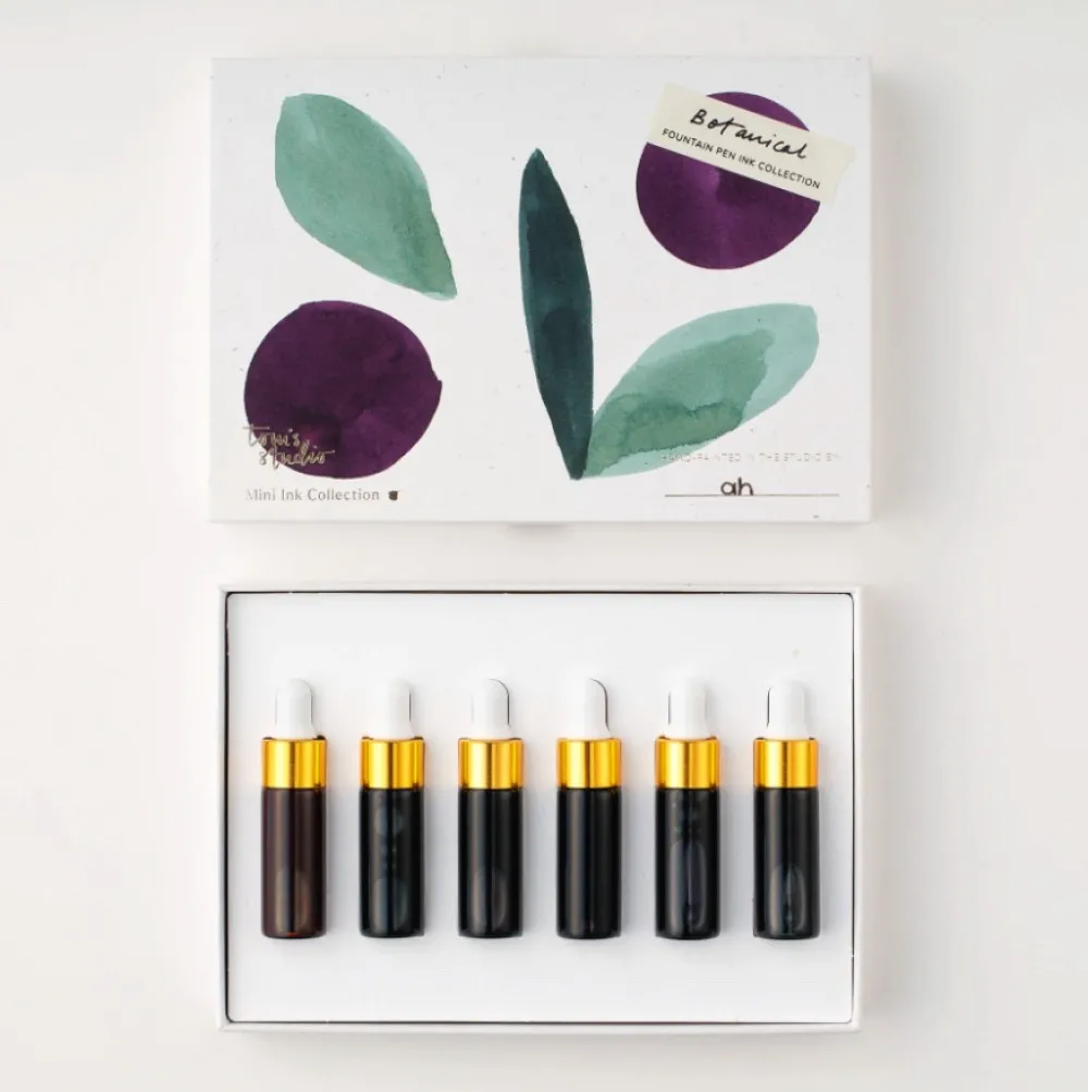 Tom's Studio Zestaw mini atramentów Botanical - - 6 x 5 ml > Atramenty