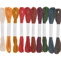 Rico Design Zestaw mulin Multicolor Earthy - - 8 m x 10 szt.