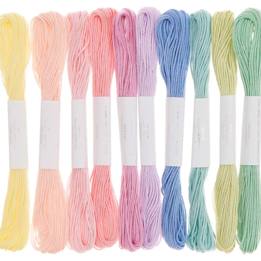 Rico Design Zestaw mulin Multicolor Ice Cream - - 8 m x 10 szt.