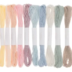 Rico Design Zestaw mulin Multicolor Pastel - - 8 m x 10 szt. > Włóczki I Muliny