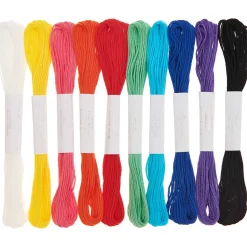 Rico Design Zestaw mulin Multicolor Rainbow - - 8 m x 10 szt. ><noscript><img width=