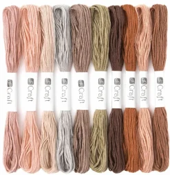 dpCraft Zestaw mulin Natural - - 10 kolorów