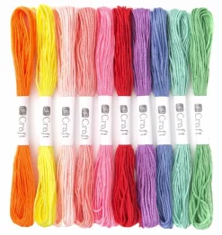 dpCraft Zestaw mulin Rainbow - - 10 kolorów > Włóczki I Muliny