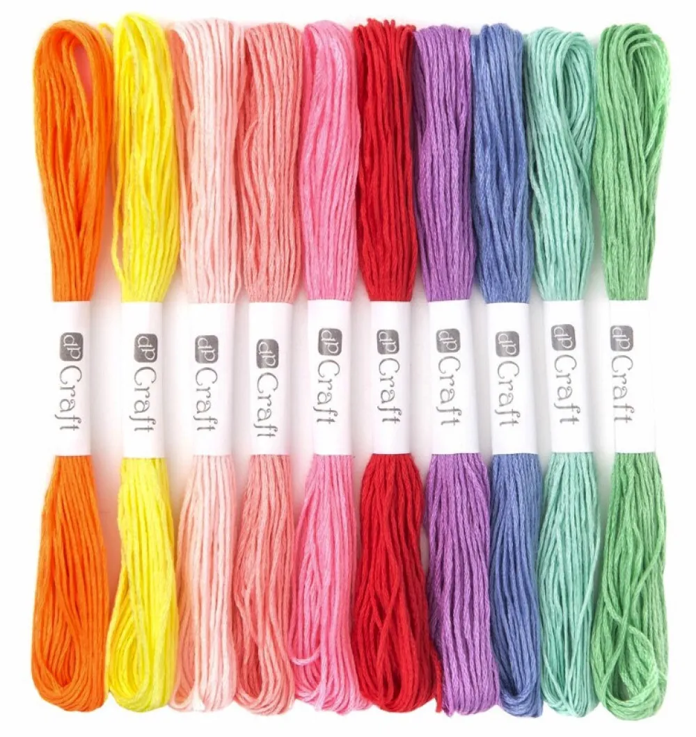 dpCraft Zestaw mulin Rainbow - - 10 kolorów > Włóczki I Muliny
