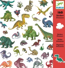 Djeco Zestaw naklejek Dinozaury - - 160 szt.