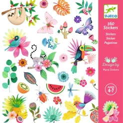 Djeco Zestaw naklejek Raj - - 160 szt. ><noscript><img width=