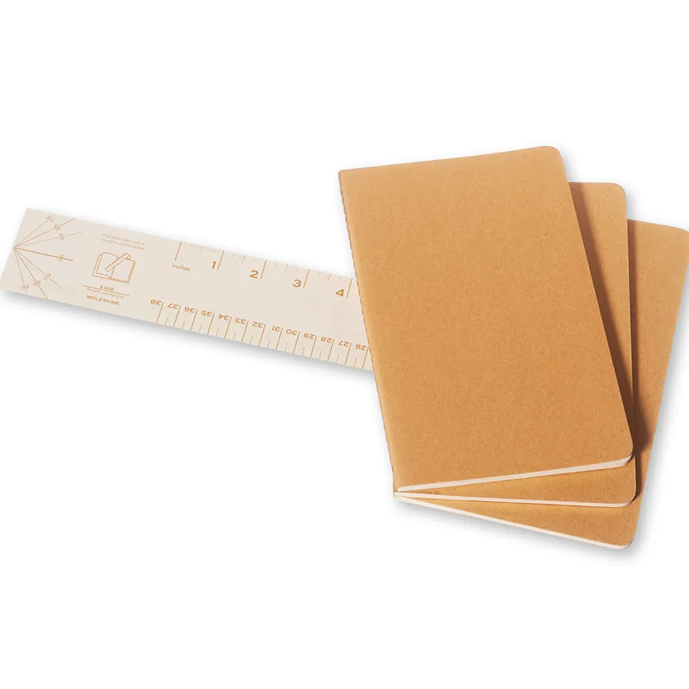 Moleskine Zestaw notatników Cahier Journals - - Sand gładkie miękka okładka L > Notatniki Gładkie