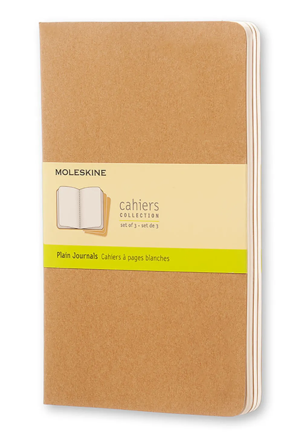 Moleskine Zestaw notatników Cahier Journals - - Sand gładkie miękka okładka L > Notatniki Gładkie