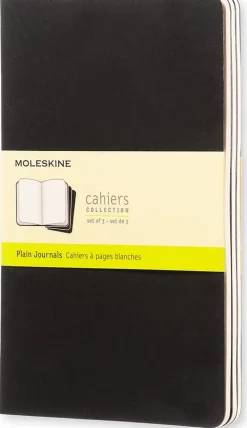 Moleskine Zestaw notatników Cahier Journals - - Black gładkie miękka okładka L > Notatniki Gładkie