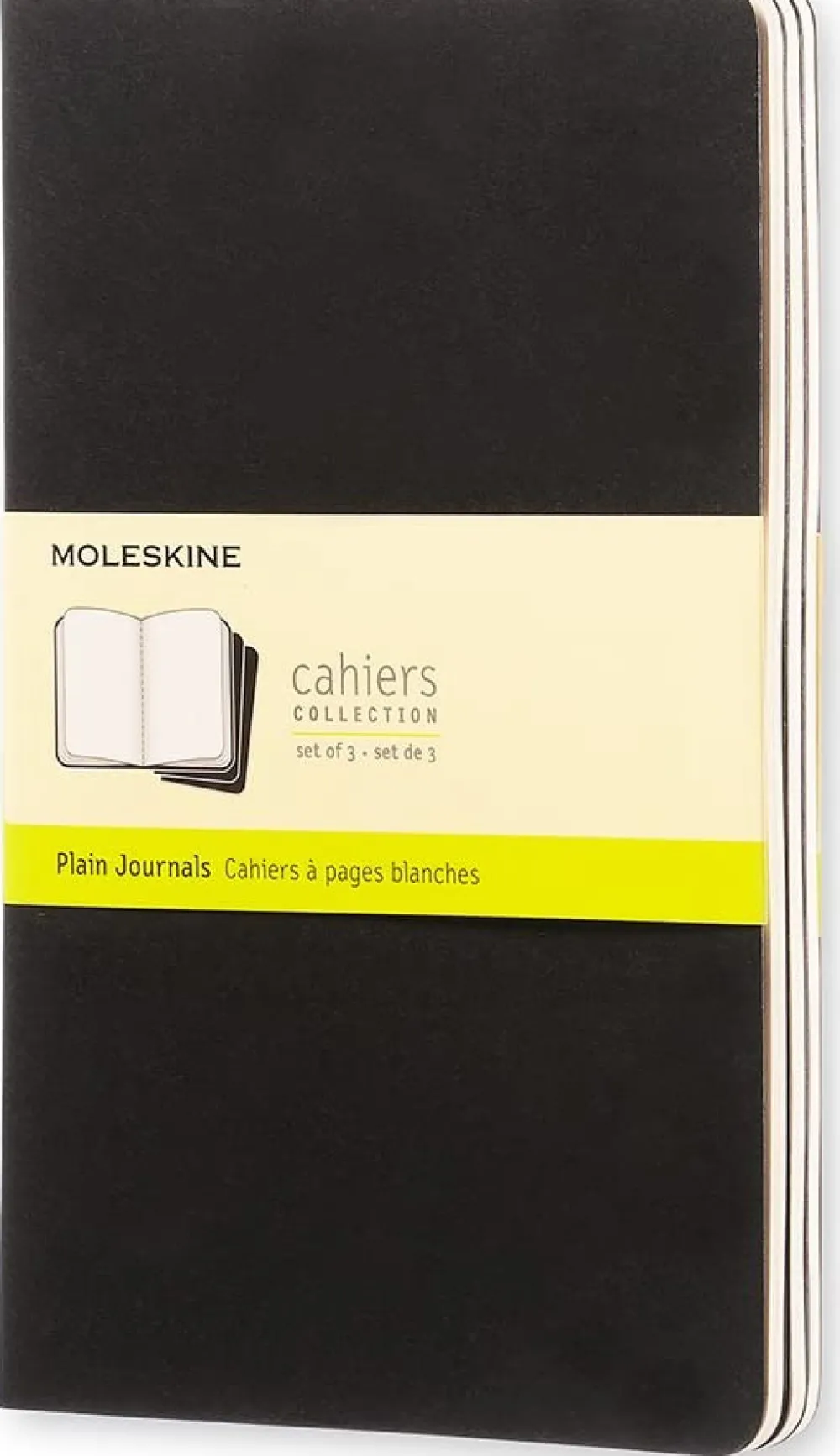 Moleskine Zestaw notatników Cahier Journals - - Black gładkie miękka okładka L > Notatniki Gładkie