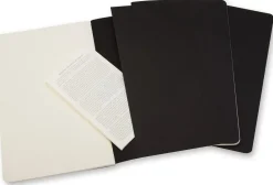 Moleskine Zestaw notatników Cahier Journals - - Black gładkie miękka okładka L ><noscript><img width=