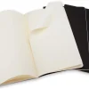 Moleskine Zestaw notatników gładkich A6 - - czarne 3 szt.