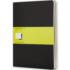 Moleskine Zestaw notatników gładkich XL - - czarne 3 szt. > Notatniki Gładkie