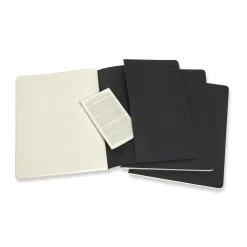 Moleskine Zestaw notatników w kropki XL - - czarne 3 szt. ><noscript><img width=
