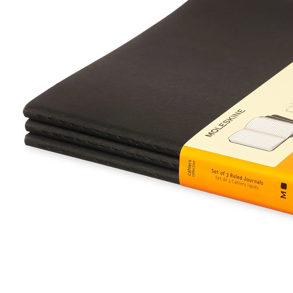 Moleskine Zestaw notatników w linie XL - - czarne 3 szt. > Notatniki W Linie
