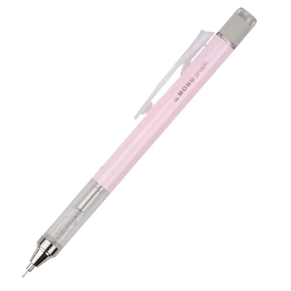 Tombow Zestaw ołówek MONO Graph + gumka - - Pink > Ołówki