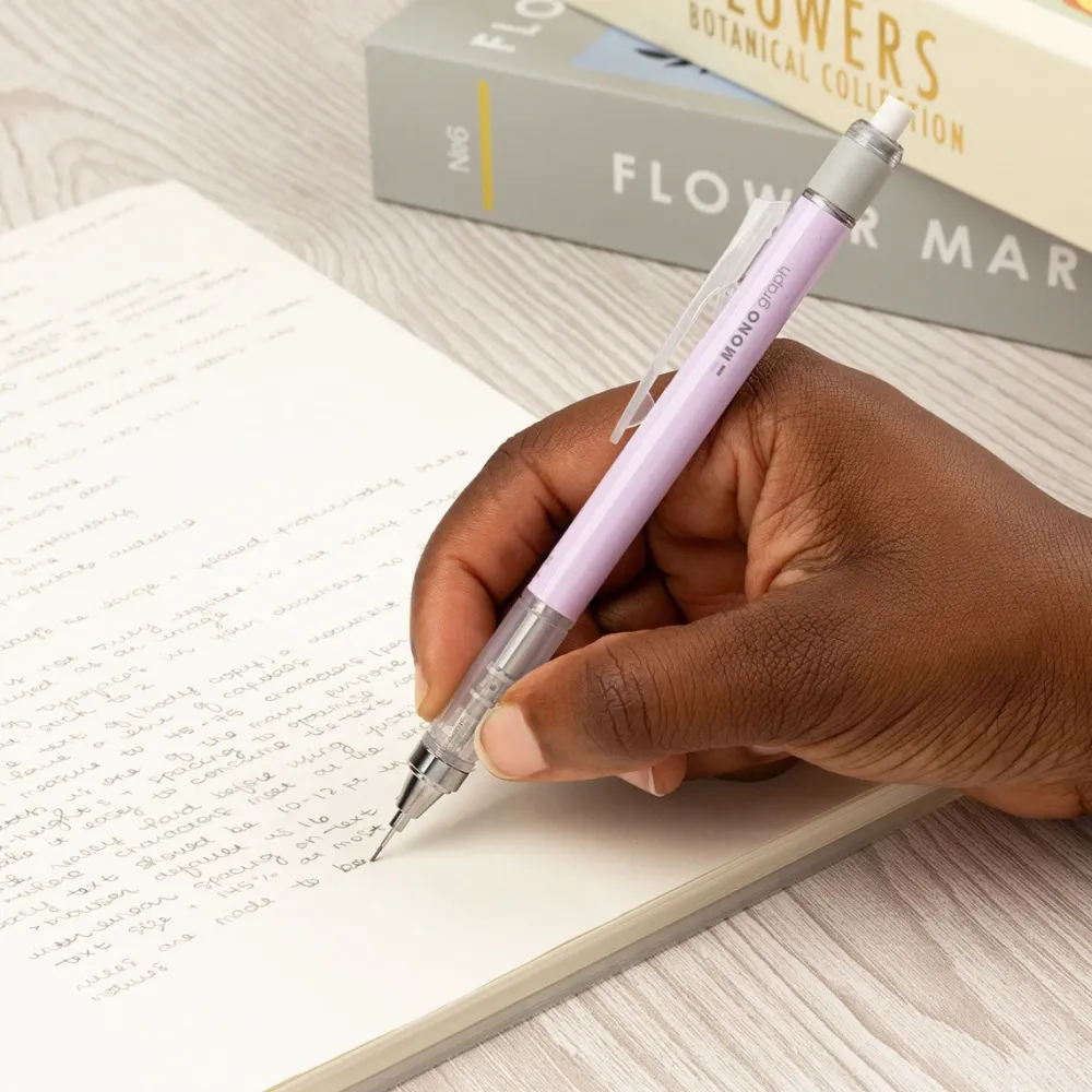 Tombow Zestaw ołówek MONO Graph + gumka - - Lavender