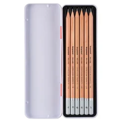 Bruynzeel Zestaw ołówków grafitowych Expression w metalowym etui - - 6 szt.