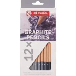 Talens Art Creation Zestaw ołówków grafitowych - - 12 szt.