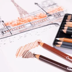 Conte a Paris Zestaw ołówków Sketching Assorted - Conté à Paris - 12 szt.