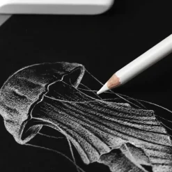 Milan Zestaw ołówków węglowych Art Charcoal - - białe 3 szt.