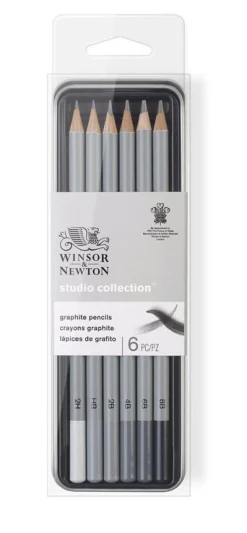 Winsor & Newton Zestaw ołówków - - 6 szt.
