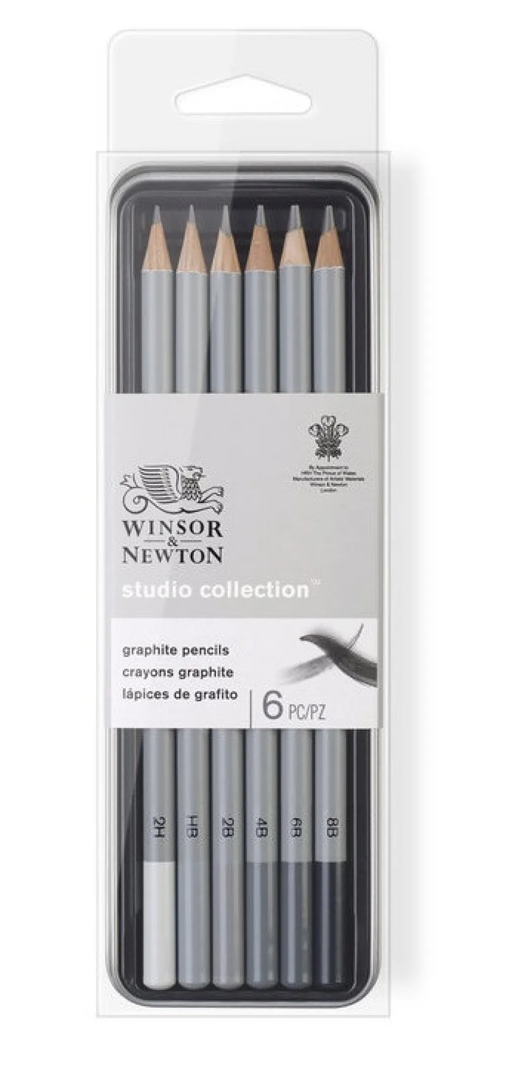 Winsor & Newton Zestaw ołówków - - 6 szt.