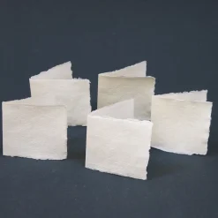 Khadi Papers Zestaw papeterii 100% bawełny 210 g - - White 8 x 8 cm 10 szt.