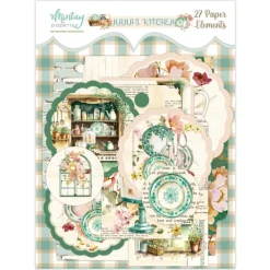 Mintay by Karola Zestaw papierowych tagów - Mintay - Nana's Kitchen, 27 szt.