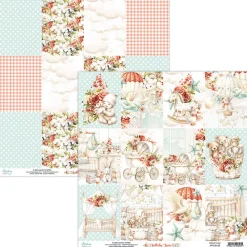 Mintay by Karola Zestaw papierów do scrapbookingu 30,5 x 30,5 cm - Mintay - Lullaby Lane ><noscript><img width=