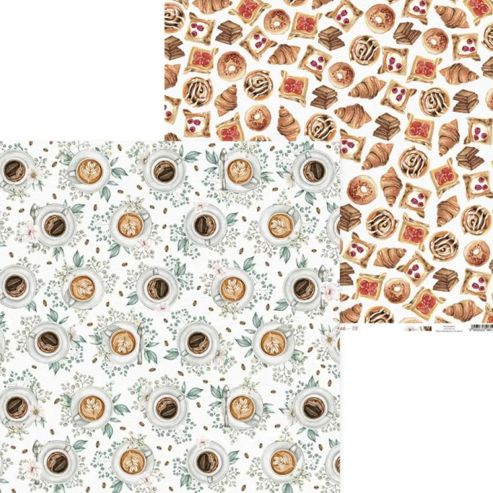 Piatek Trzynastego Zestaw papierów do scrapbookingu 30,5 x 30,5 cm - Piątek Trzynastego - Coffee Break
